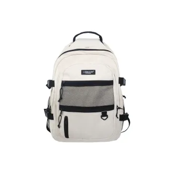 GOBLIN SHARKS 1759 Nylon Backpack Unisex White/Black