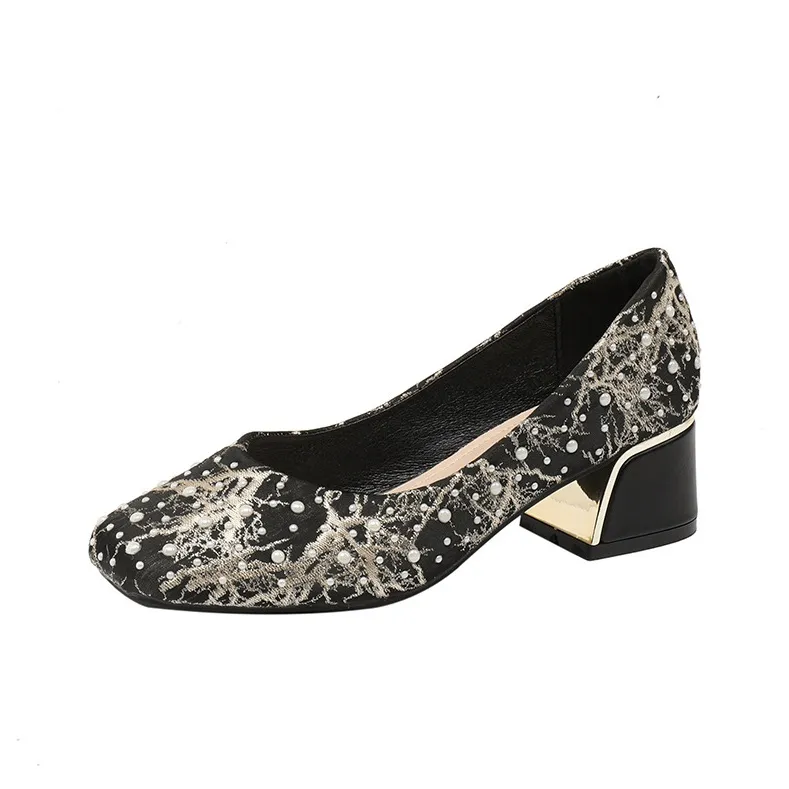 MCKP Chunky Heel High Heels Women's-0