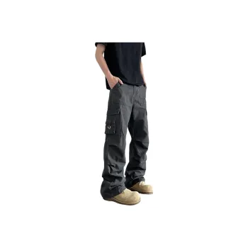 Imcrasy Casual Pants Unisex Gray