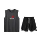 2 Pack (Dark Gray Top+Black Pants)