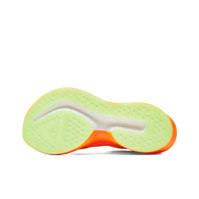 PEAK Cushioning Rebound Abrasion Resistant Slip Resistant Low Top Running Shoes Men's Fluorescent Orange-5