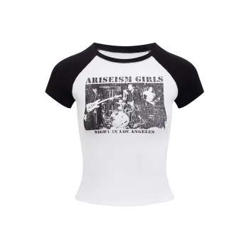 Ariseism T Shirts Women's Black & White