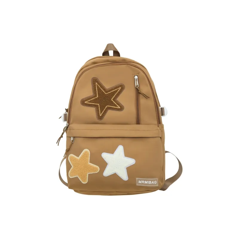 WICKBUEN Nylon Backpack Regular Unisex Black/Red/Brown/Blue/White-24