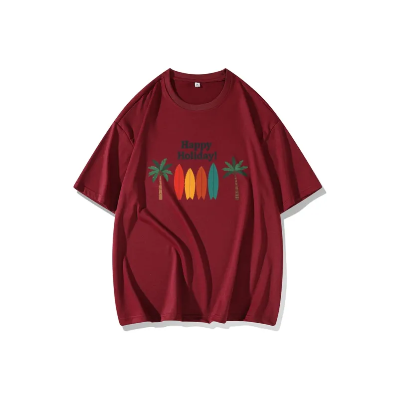 FAIRWHALE Drop Shoulder Sleeve T Shirt Women's-4