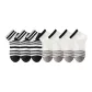 3 Black Stripes+4 White