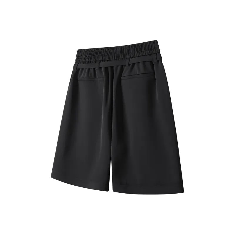 BENATRY Casual Shorts Unisex Black-1