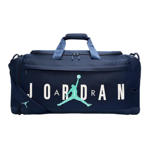 Jordan Polyester One Shoulder Handbag Unisex Midnight Marine Blue