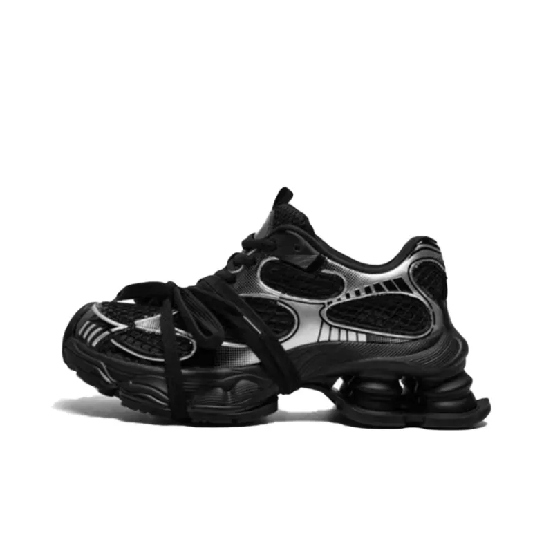 NTOZE Shock Absorbers With Slip Resistant And Abrasion Resistant Properties Chunky Sneakers Women's-0