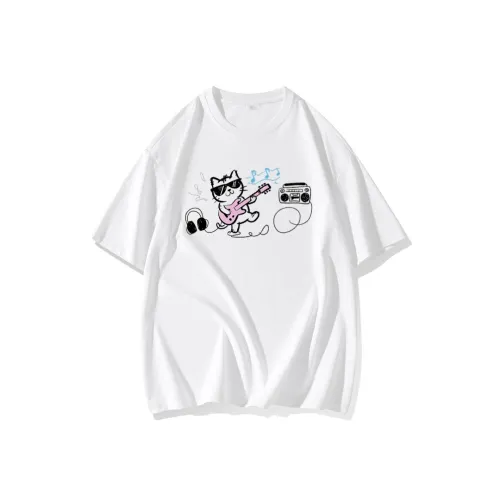 FAIRWHALE Drop Shoulder Sleeve T Shirt Women's