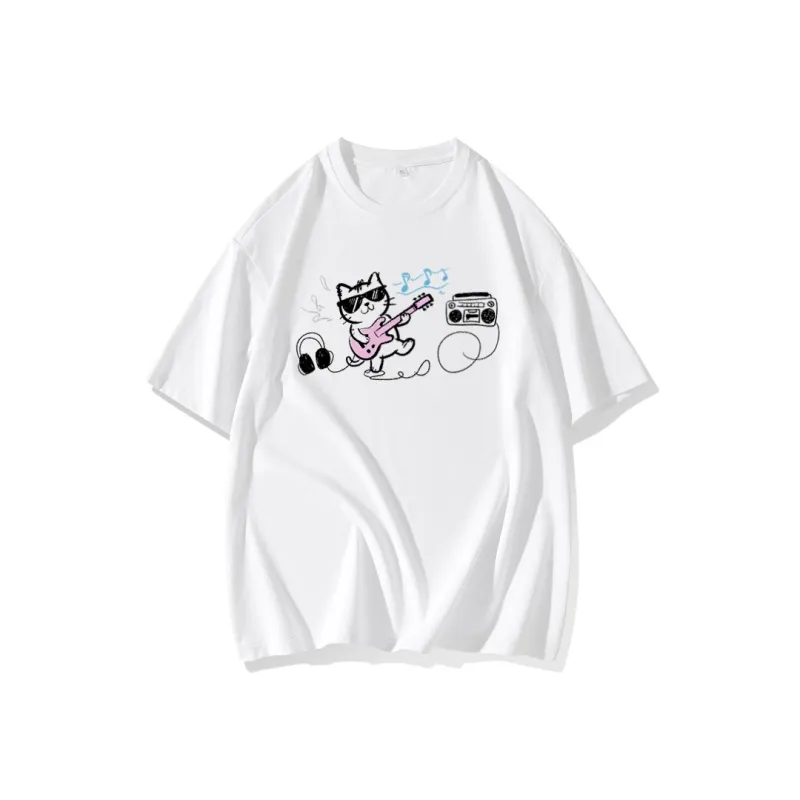 FAIRWHALE Drop Shoulder Sleeve T Shirt Women's-0