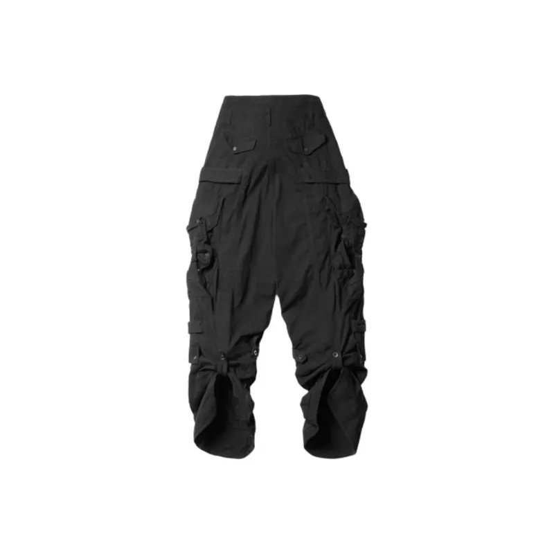 JULIUS Cargo Pants Men Black-3
