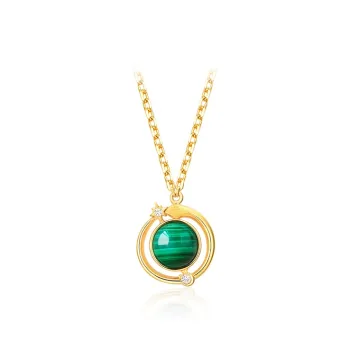 Ji Zhi Malachite Necklaces Women's