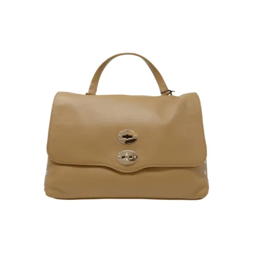 Zanellato Leather Shoulder Bag Crossbody Bag Handbag Women's Cappuccino-Colored