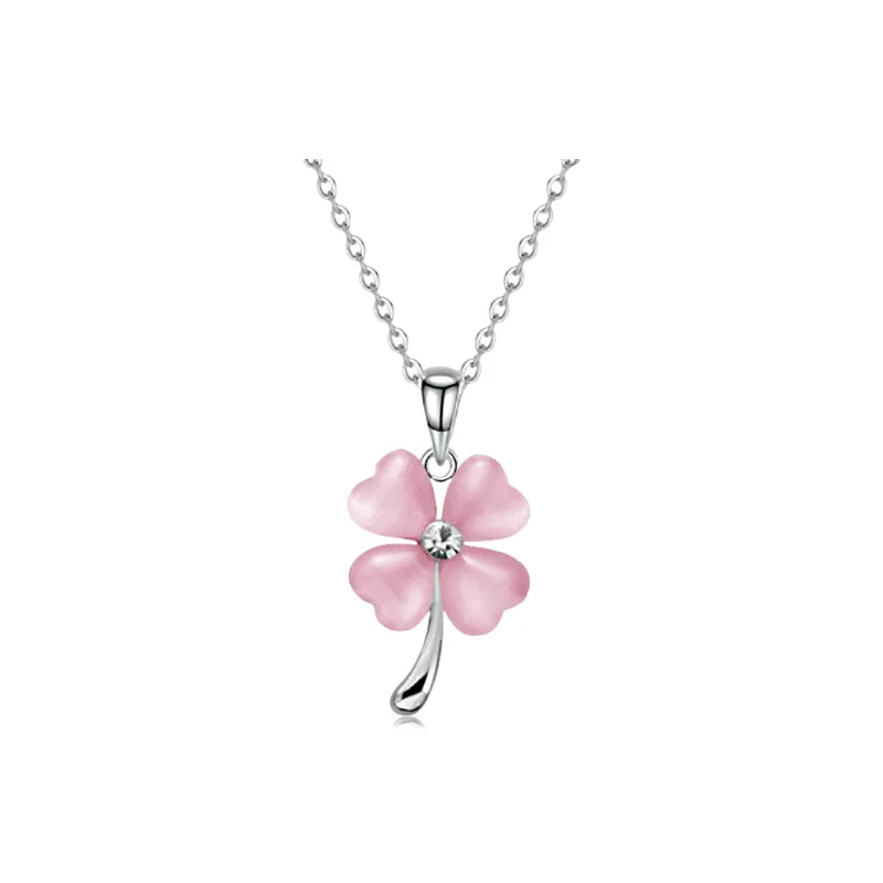 COPI Glass Cat Eye Necklaces Unisex-4