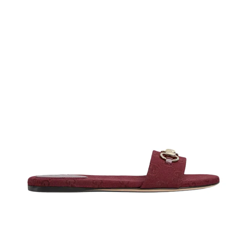 GUCCI Slide Slippers Women's Red-1
