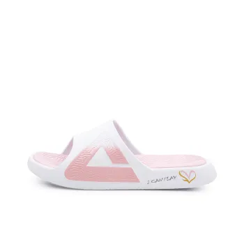 PEAK Tai Ji1.0 Quiet Slip Resistant Abrasion Resistant Slide Slippers Unisex Pink StellaLou