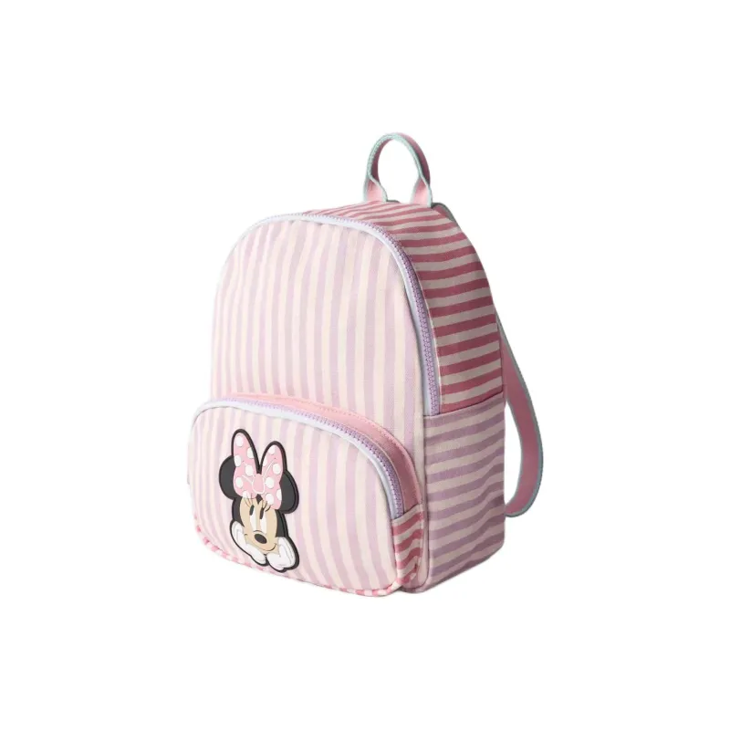 ZARA Cotton Backpack Women's Pink-2