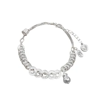 CUTE DAME Sterling Silver Bracelets Women's