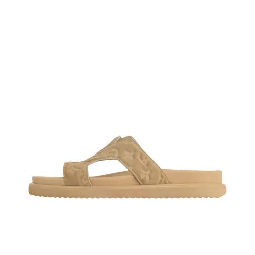 LOUIS VUITTON Oasis Slide Slippers Men's Beige