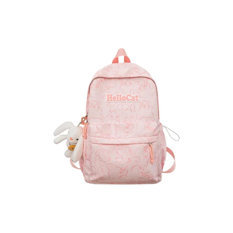Moonshine Nylon Backpack Tubas Unisex Black/Pink/Purple/Blue/Green-0