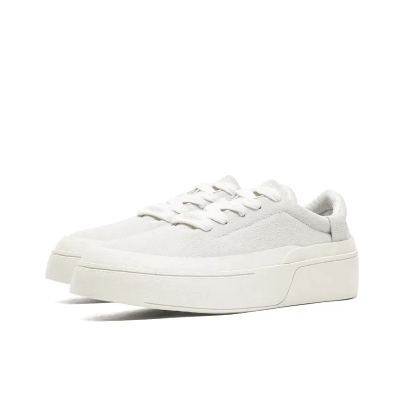 MEXICAN Slip Resistant, Abrasion Resistant, Lightweight Low Top Skateboard Shoes Men's White-2
