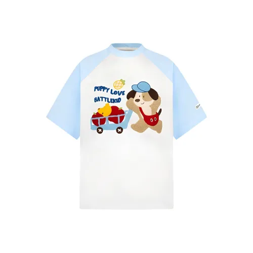 DOKZB T Shirts Women's Blue White