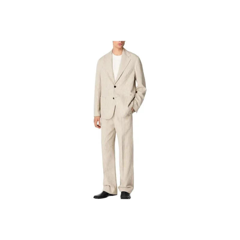 Bottega Veneta SS25 Jackets & Coats Men's Beige-0