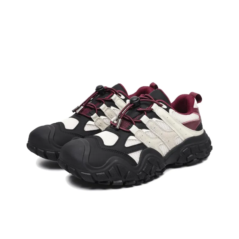 Mo Xu Low Top Chunky Sneakers Unisex Black-2