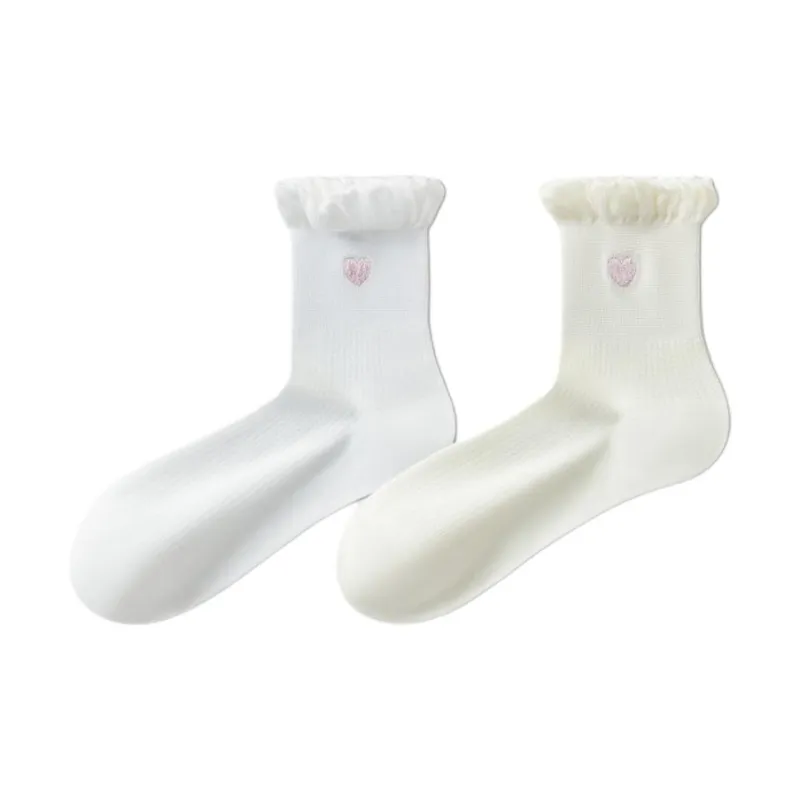 Temooues Mid Calf Socks Women's Combo Set-8