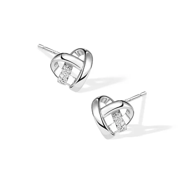 ETAHLOVE S925 Silver Stud Earrings Women's-0