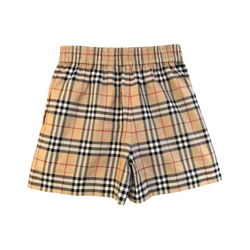 Burberry Casual Shorts Women's Khaki-1