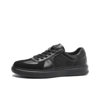 ELLE HOMME Low Top Skateboard Shoes Men's Black