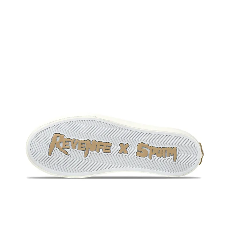 REVENFE X SPOTM x BURNING FLAME Slip Resistant And Breathable Low Top Canvas Shoes Unisex-4