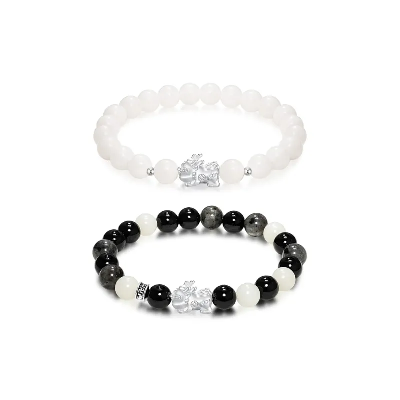 TRUE ME Bodhi Root Textile Beaded Bracelet Unisex-8