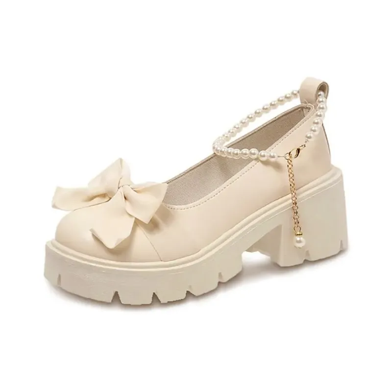 CVOJOO Chunky Heel High Heels Women's-5