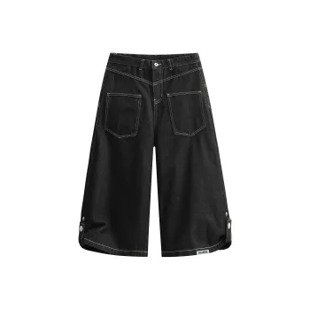 FAKE VINTAGE Denim Shorts Unisex