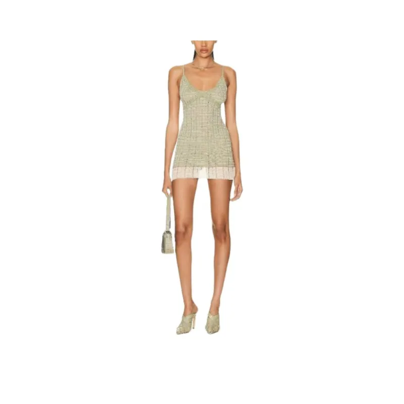 KNWLS Slip Dresses Women's Green-0