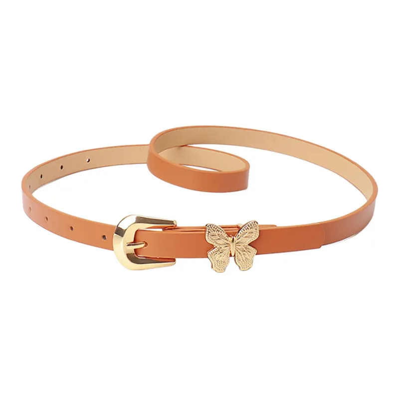 JEANSWEST Pu Leather Belts Unisex 1.4CM-9