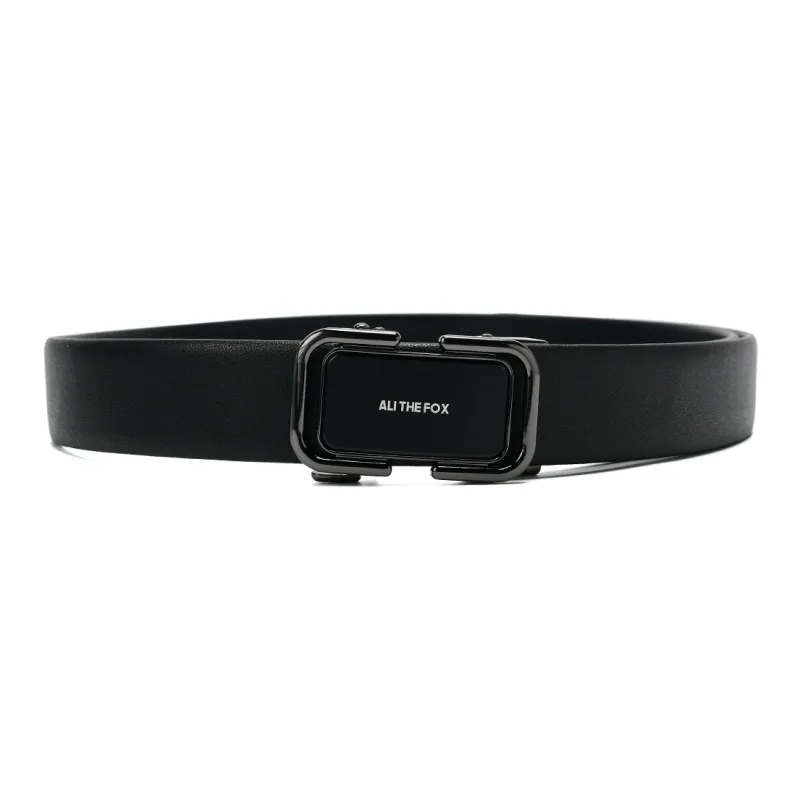 ALI THE FOX Zinc Alloy Leather Belts Unisex 3.5cm-3