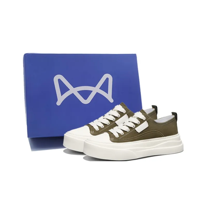 MIIOW Anti Slip Wear Resistant Low Top Skateboard Shoes Men's-4