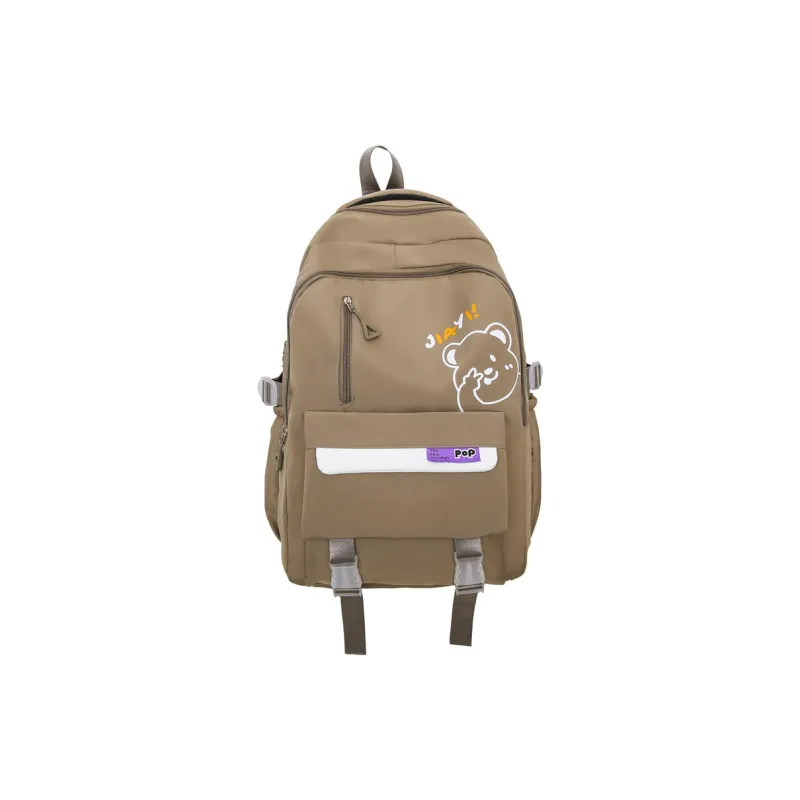 Yalu Nylon Backpack Unisex Multicolor-6