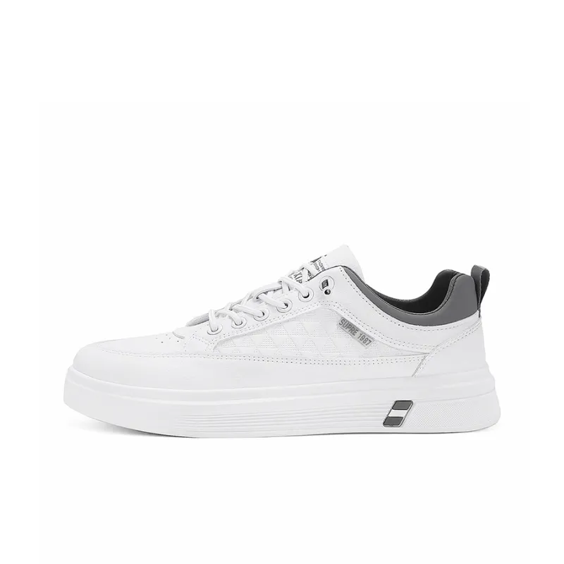 BINGO DUCK Slip Resistant Low Top Skateboard Shoes Men's-0