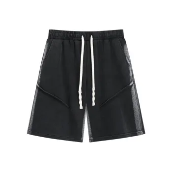 Fakeyoung Casual Shorts Unisex Black