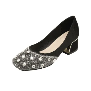 MCKP Chunky Heel High Heels Women's