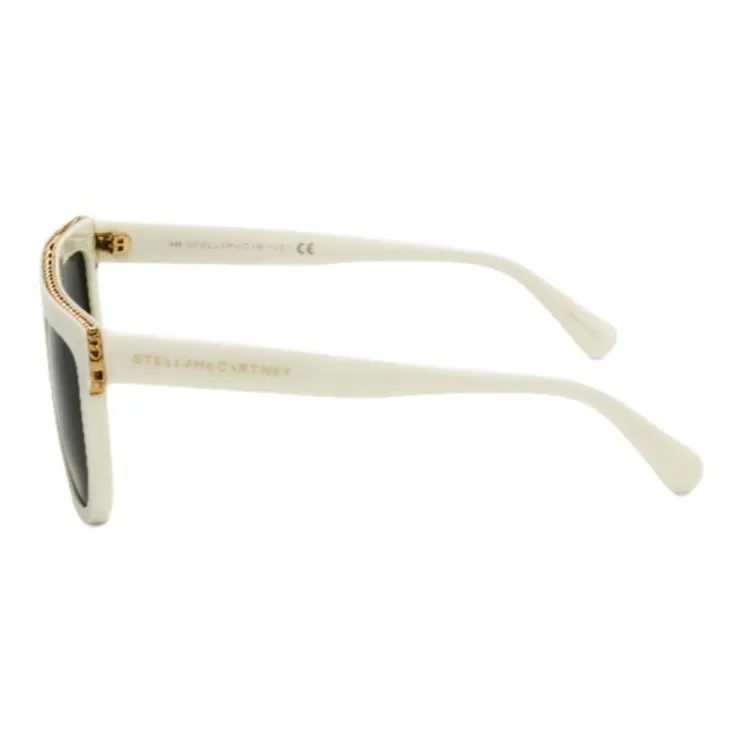 Stella McCartney Square Sunglasses Women's White-2