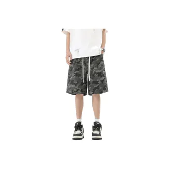 FAIRWHALE Denim Shorts Men Camouflage