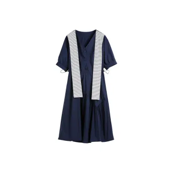 Hang Yi Court Short Sleeved Dress Women's