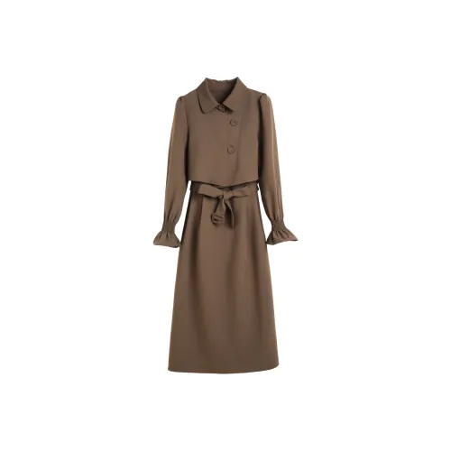 Hang Yi Court Long Sleeved Dress Women's
