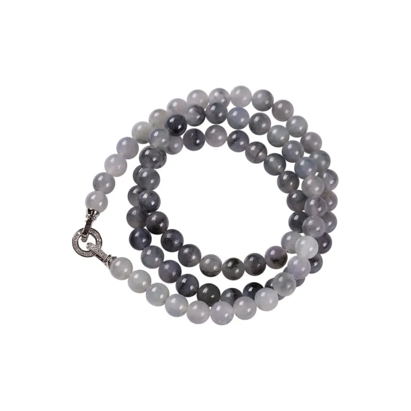 Execute The Blessing Glutinous Jade Jadeite Necklaces Unisex-0