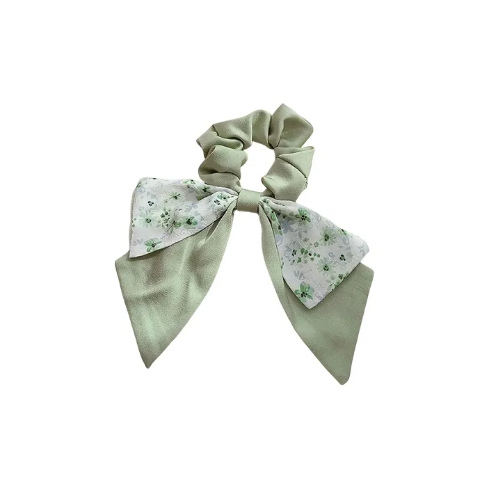 Water Jade Fabric Hair Tie Women's-6